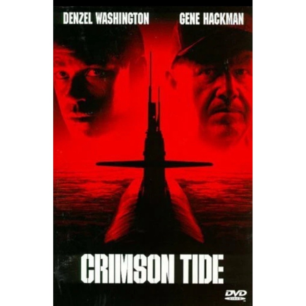 Crimson Tide DVD Denzel Washington Gene Hackman 1995 Action Thriller Movie